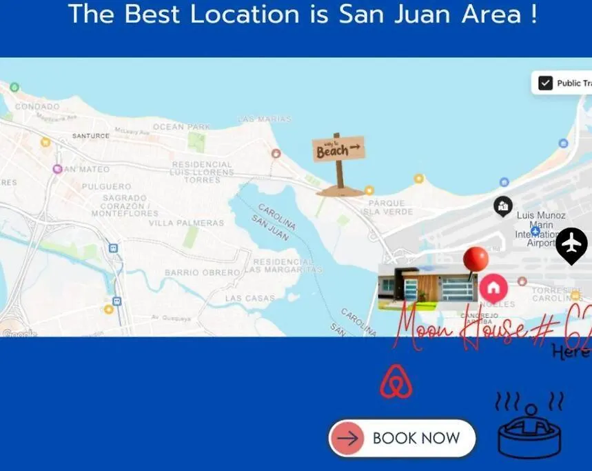 Luxury 4Br For 14-& Jacuzzi 6 Min Beach & Airport San Juan Porto Riko